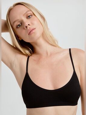 Blush Ribbed Bralette Loungewear